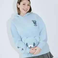 新品未使用タグ付き　ポンポネット　ミントくん　パーカー