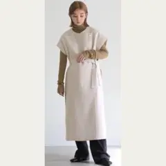 【selectmoca】select MOKA オーバーサイズロングベスト