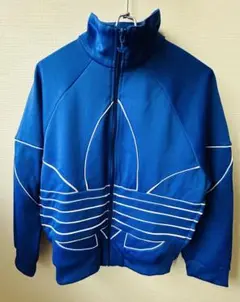 adidas 青色 ジャケット XS