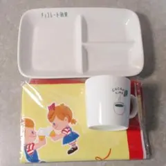 大幅値下げ！明治チョコレート効果　オリジナルモーニングプレート マグカップセット