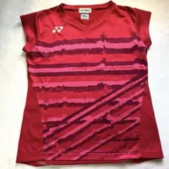 YONEX VERSICOOL レッド Tシャツ Lサイズ