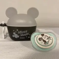 ピジョン おしゃぶり 0-3ヵ月、ミッキーおしゃぶりケース付