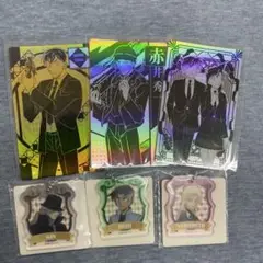 名探偵コナン　カード　アクリルキーホルダ　　￼6点