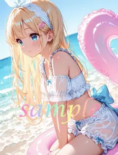 c193 美少女 かわいい イラスト 下着 コスプレ セクシー A4ポスター