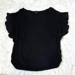 EPOCAエポカ　フリル　Tシャツ　ラインストーン