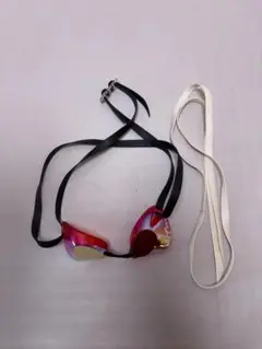 競泳用ゴーグル　VIEW　ビュー　スイミングゴーグル 赤 レッド