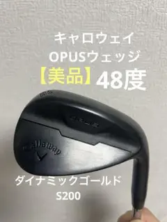 キャロウェイOPUSブラックウェッジ48度DG S200