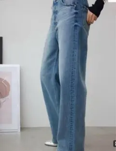 ☆お値下げ☆AZUL by moussy ワイドパンツ デニム Ｓ