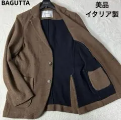 美品 BAGUTTA テーラードジャケット シングル イタリア製 Sサイズ