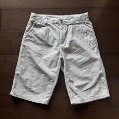 ZARAkids ザラキッズ 短パン　ショートパンツ　ボーダー　べージュ160