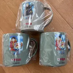新品未使用 ワンピース 宇佐美マグカップ3個セット非売品 ルフィチョッパー ゾロ