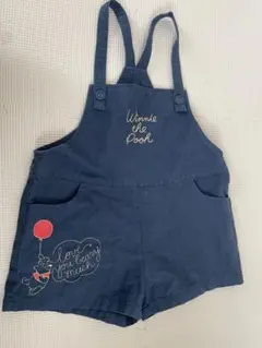 Winnie the Pooh ネイビー ロンパース 80