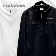new balance ニューバランス 長袖 トラックジャケット ピンクロゴ L