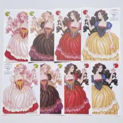 【W-23】 Hwara 人物ステッカー　Snow White