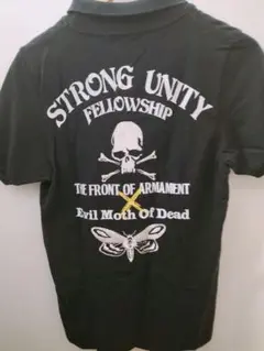 CROWS スカルEMODポロシャツ Sサイズ