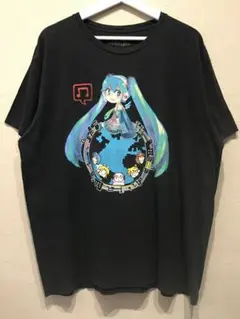 初音ミク　クリプトン・フューチャー　プリント　Tシャツ　XL シングルステッチ