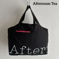 Afternoon Tea トートバッグ ブラック 黒 アフタヌーンティー
