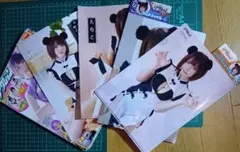 えなこ　ローソン限定クリアファイル全2種&通常付録　漫画アクション１７号　未読品
