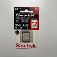 新品未開封 SanDisk SDカード 32GB 4K