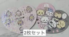 新品 ちいかわ てんし♡あくま ホログラムハートうちわ　2枚