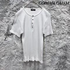 COMME CA ISM コムサイズム (L) 半袖 Tシャツ 細身