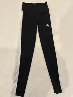 adidas アディダス　ブラックフルレングスパンツ　ヨガ　スポーツウェア