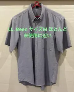 【新品同様❗️】LL.Beenチェック柄 半袖シャツ M