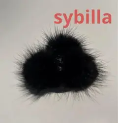 sybillaシビラ クローバー型ファーブローチ