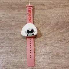 パンどろぼうキャラクター シリコン腕時計 ピンク