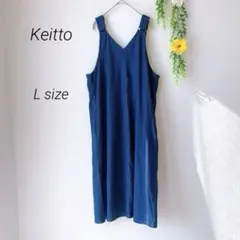 Keitto ケイット （Lノースリーブワンピース ノースオブジェクト ポケット