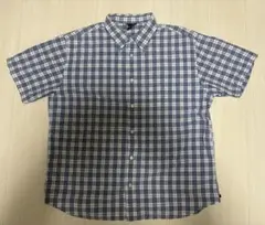 古着 オールド OLDGAP チェック柄 半袖シャツ XL