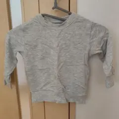 No.274. グレーの長袖トレーナー 約95cm