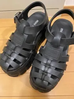 miumiu♡ Miu Miu Eva Platform Sandals