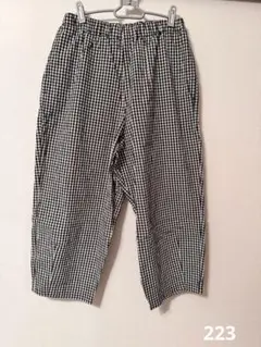 新品未使用　ブルーレイクマーケット　ギンガムチェックパンツ