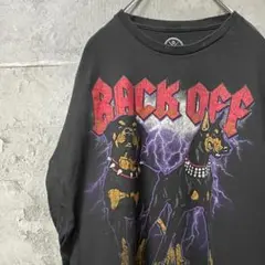 ドーベルマン 雷 イナズマ バックオフ ストリート Tシャツ