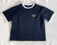 インフルエンス BIG SHIRTS ネイビー メンズ Tシャツ XLサイズ