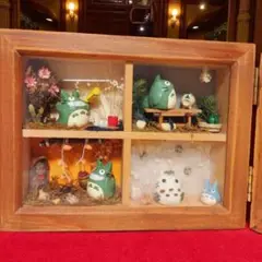 【スタジオジブリ】四季ジオラマ フォトスタンド トトロ
