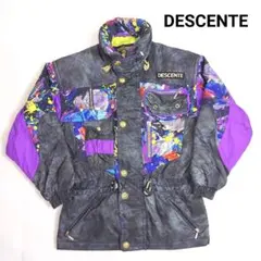 DESCENTE スキーウェア・派手90年代アクションペインティング柄9804