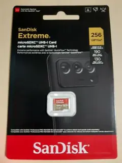 SanDisk Extreme 256GB microSDカード