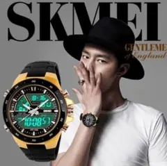 w85新品送料込みSKMEIラグジュアリーデジタルメンズ腕時計810