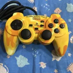ps1ps2 ホリ製　振動パッド　アナログコントローラー　 マーブルオレンジ
