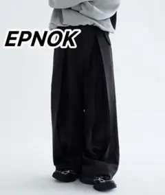 【EPNK】 wide tuck slacks / ワイドタックスラックス
