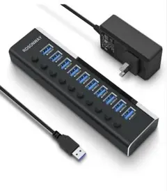 ROSONWAY USB3.0ハブ　10ポート
