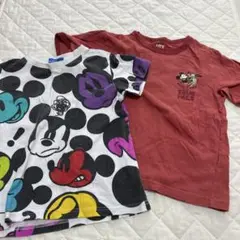ディズニー　ミッキーマウス Tシャツ 2枚セット