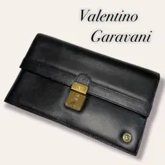 美品 valentino garavani ダイヤル付 クラッチ セカンドバッグ