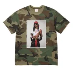 Supreme Playboi Carti Tee Woodland Camo