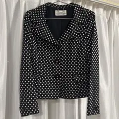 【Courreges】ドット柄 テーラードジャケット
