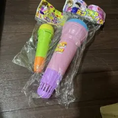 おもちゃマイク 2個セット カラフル