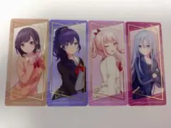 プロセカ　箔押しクリアしおり　アニメイト特典　ニーゴ4枚セット