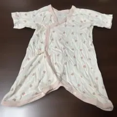 ハート柄 コンビ肌着 50〜60cm